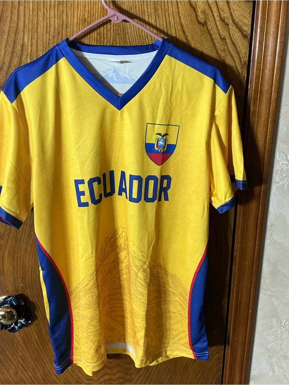 Ecuador Kids' Yellow Soccer Jersey
